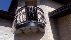 Установка кованого балкона в городе Самара