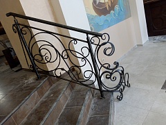 Кованая лестница для гостиницы Лада Восход